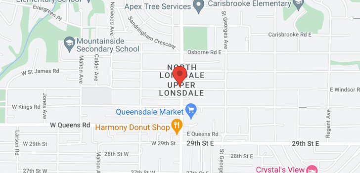 map of 3201 LONSDALE AVENUE